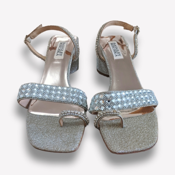 Badgley Mischka Beatrice Chunky Block Heel, 8 - Picture 4 of 10